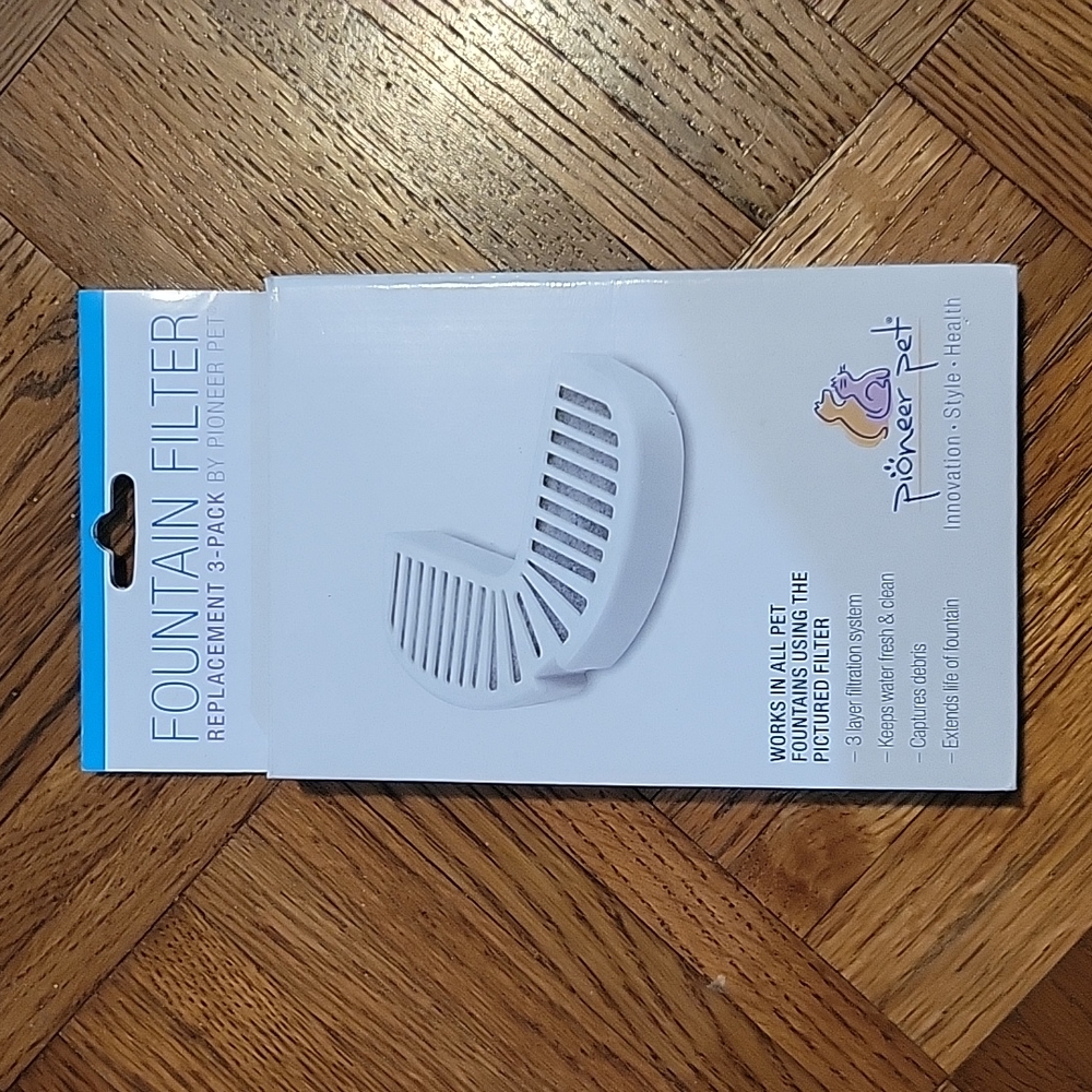Pet Fountain Filter - 3 pack